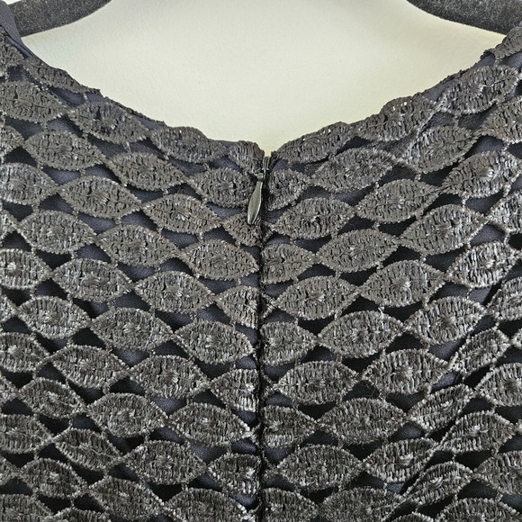 Diane Von Furstenberg new cindy lace dress 10 metallic - Picture 9 of 16